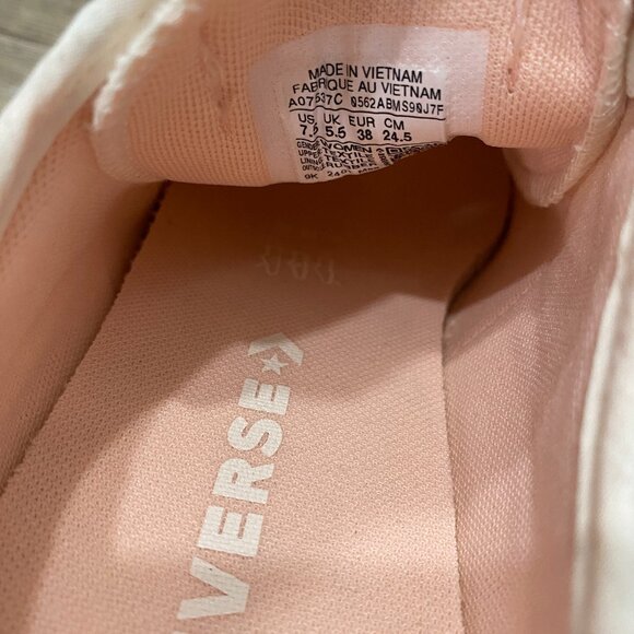 Converse Chuck Taylor All Star Butterfly Crochet Low Top Sneaker 7.5 - Picture 6 of 11